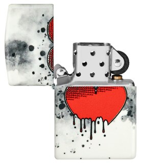 Foto 5 | Mechero De Bolsillo Zippo Love Drip Design, 540 Colores Que Brillan En La Oscuridad - Venta Internacional.
