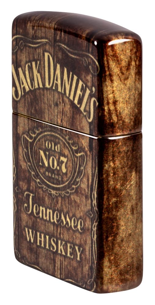 Foto 4 pulgar | Encendedor De Bolsillo Zippo Jack Daniel's  Barrel Design 540 Brass - Venta Internacional.