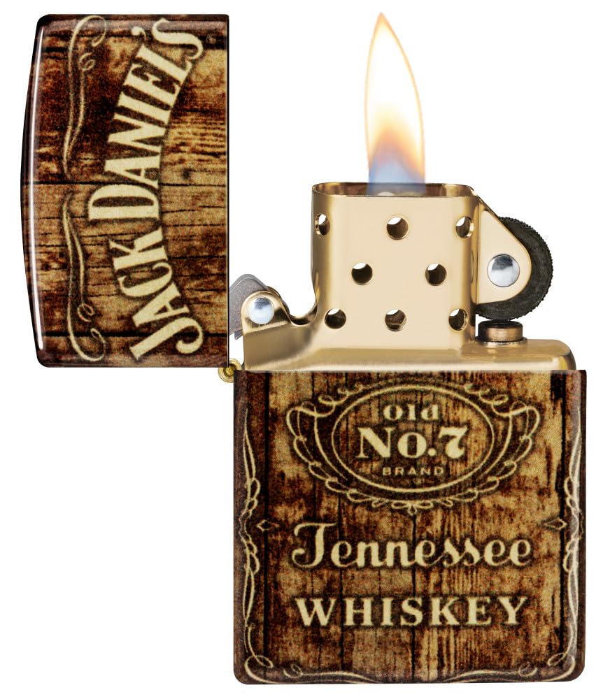 Foto 5 pulgar | Encendedor De Bolsillo Zippo Jack Daniel's  Barrel Design 540 Brass - Venta Internacional.
