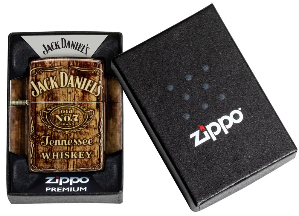 Foto 8 pulgar | Encendedor De Bolsillo Zippo Jack Daniel's  Barrel Design 540 Brass - Venta Internacional.