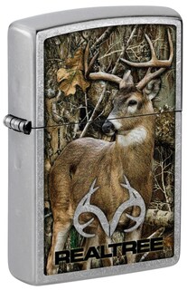 Foto 1 | Mechero De Bolsillo Zippo Realtree Buck Design Street Chrome - Venta Internacional.