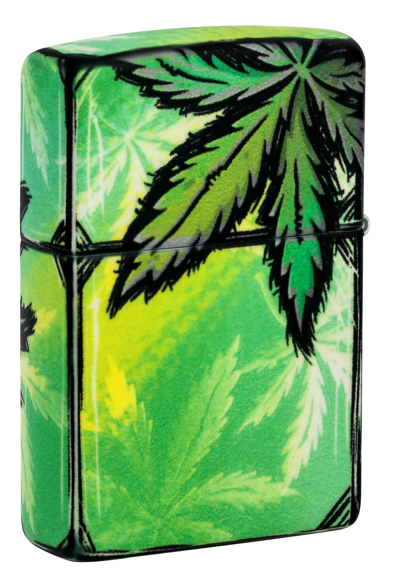Foto 7 | Mechero De Bolsillo Zippo Con Diseño De Hojas Brillantes, 540 Colores Brillantes - Venta Internacional.