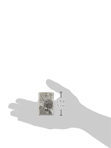 Foto 3 | Emblema Zippo Patriotic Eagle En Cromo Cepillado Para Encendedor De Bolsillo - Venta Internacional.