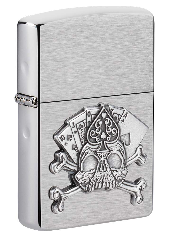 Mechero  Zippo Cromo Cepillado - Venta Internacional