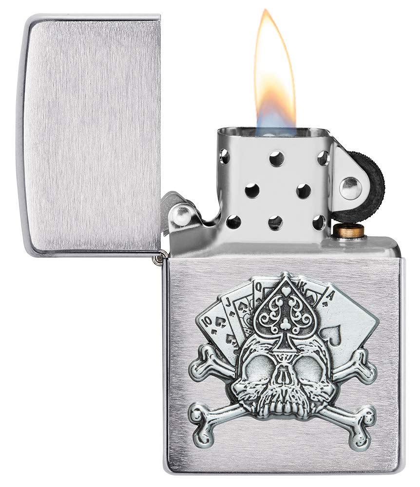 Foto 4 pulgar | Mechero  Zippo Cromo Cepillado - Venta Internacional
