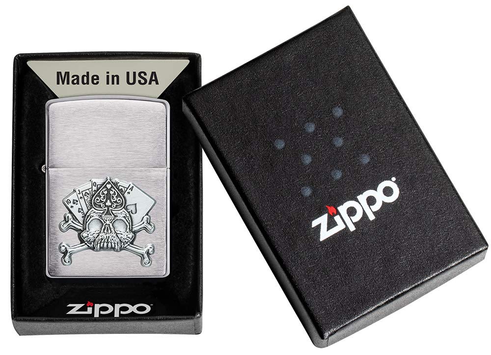 Foto 7 pulgar | Mechero  Zippo Cromo Cepillado - Venta Internacional