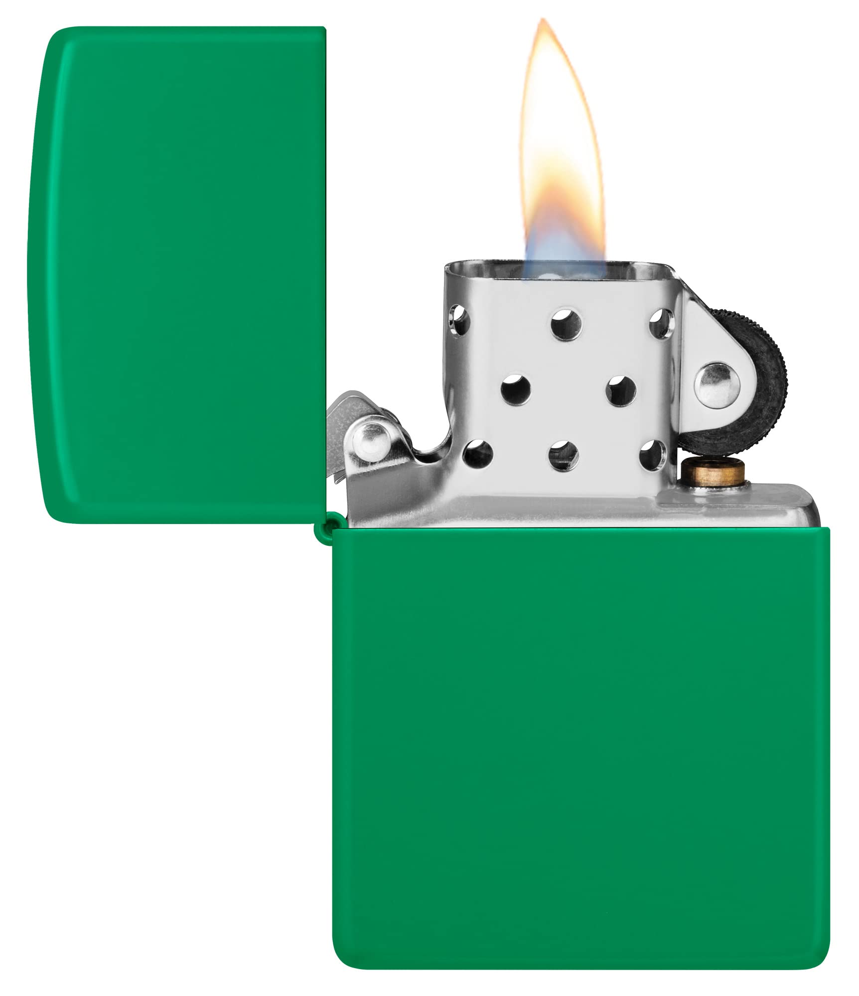 Foto 4 pulgar | Mechero De Bolsillo Zippo Grass Green Matte Classic - Venta Internacional