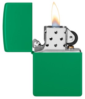 Foto 3 | Mechero De Bolsillo Zippo Grass Green Matte Classic - Venta Internacional