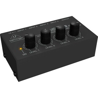 Foto 2 | Mezcladora 4 Canales Behringer Mx400 color Negro Mini