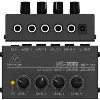 Foto 3 | Mezcladora 4 Canales Behringer Mx400 color Negro Mini