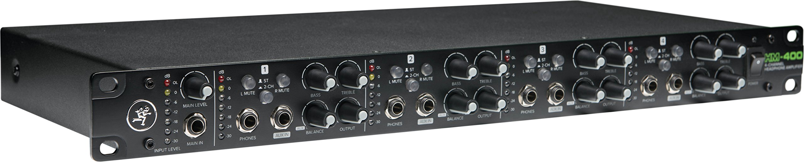 Foto 3 pulgar | Amplificador De Auriculares Mackie Hm-400 De 4 Canales Con 12 Salidas - Venta Internacional.