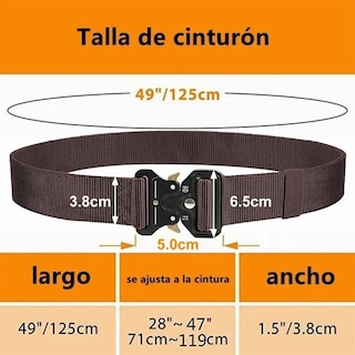 Foto 2 | Cinturón Petukita Box color Vino Estilo Táctico de Engranaje