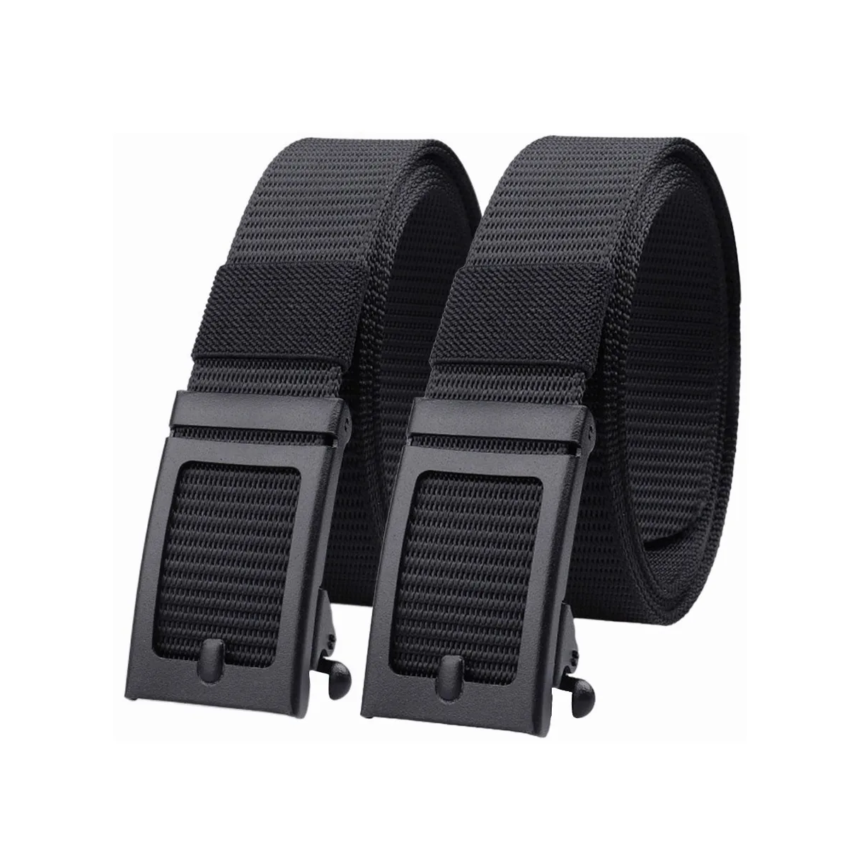 Foto 1 | 2 pack Cinturones Tácticos De Nylon Ajustables 125cm Eo Safe Imports Esi-3602 color Negro