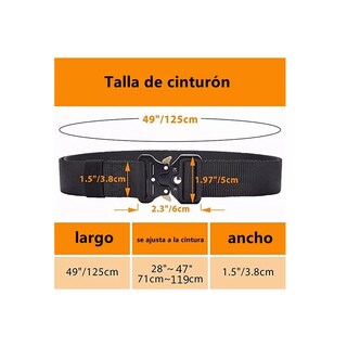 Foto 4 | Cinturón Táctico Eo Safe Imports Esi6234 Ajustable color Verde