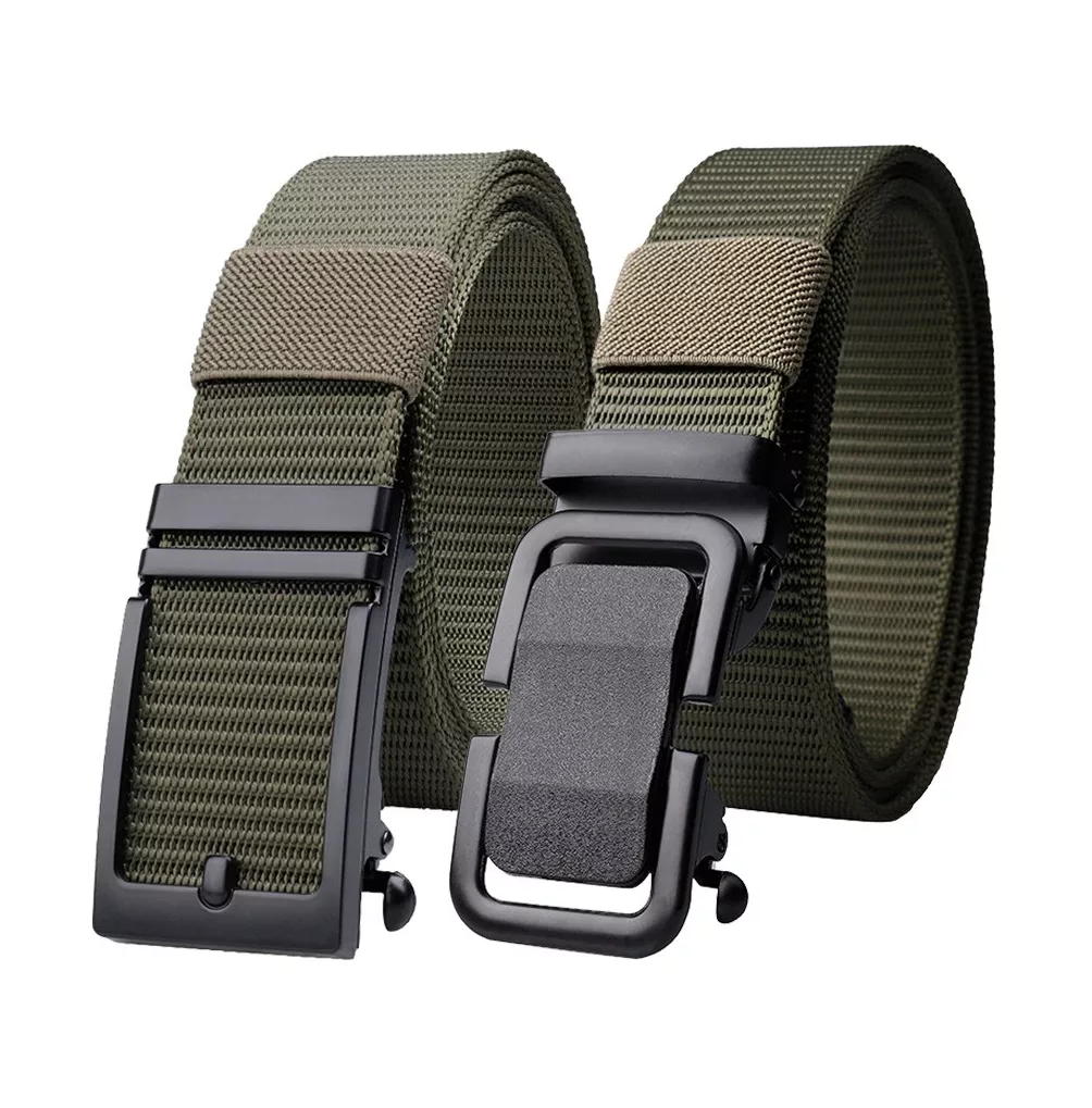 Cinturones Ajustable 125 Cm 2 Piezas Verde Militar