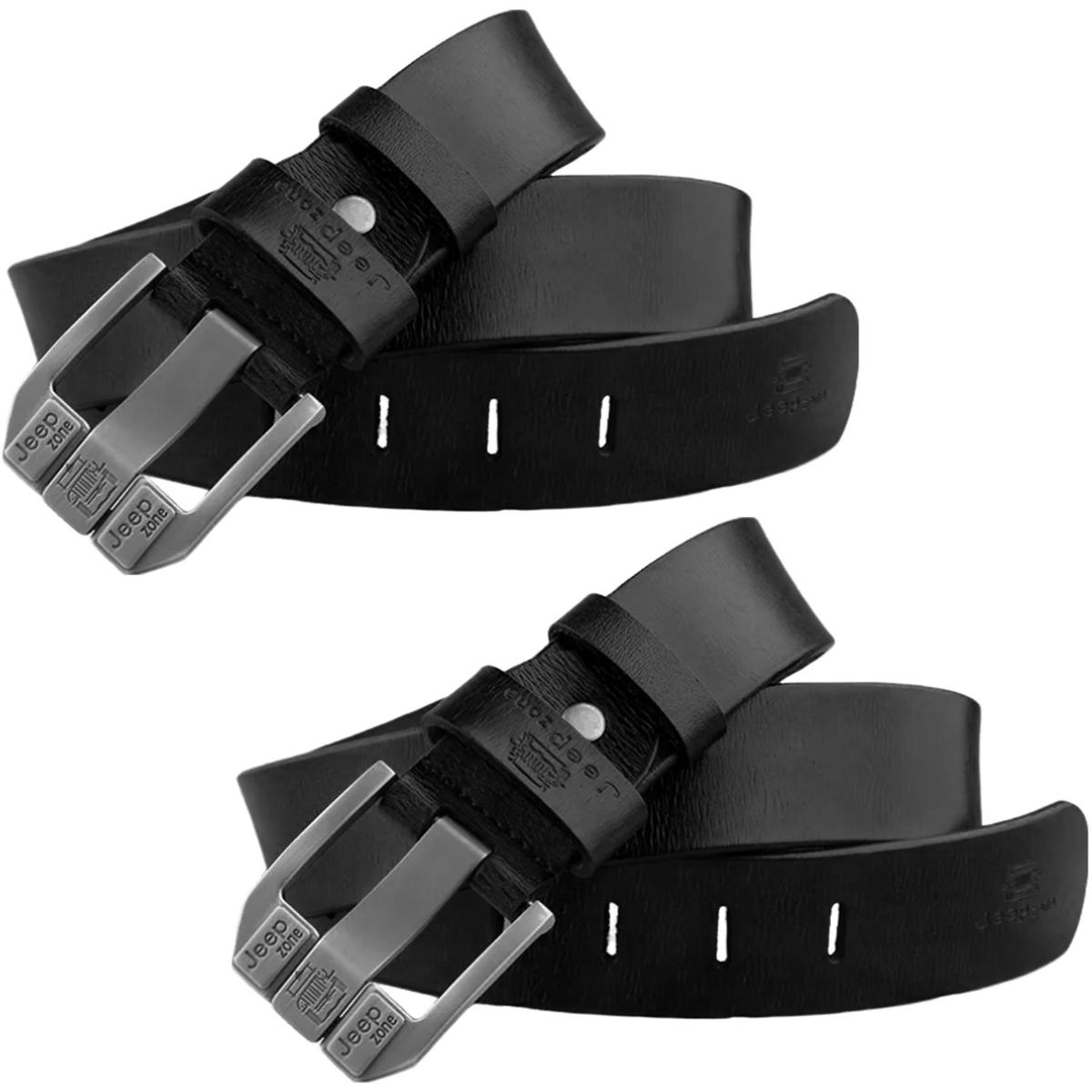 Cinturón Aerox Negro 2 Piezas para Hombre