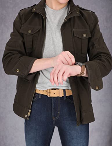 Foto 4 pulgar | Venta Internacional - Cinturón Casual de Piel Trigo Talla 32