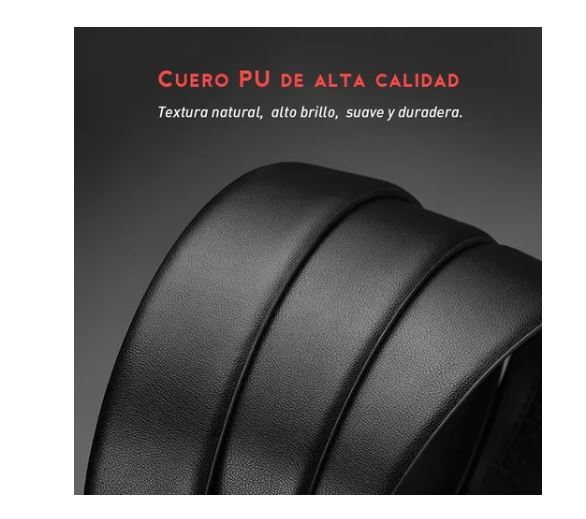 Foto 4 pulgar | Cinturón de Cuero Wünd Negro con Hebilla Automática para Hombre