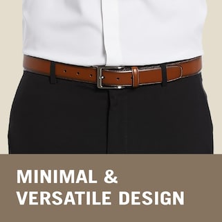 Foto 4 | Cinturón de Vestir Perry Ellis Amigo Leather para Hombre - Venta Internacional