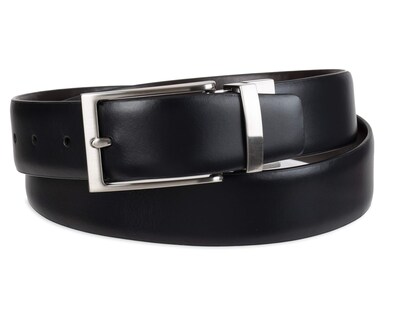 Foto 2 | Cinturón Calvin Klein Reversible Negro Oscuro y Marrón para Hombre - Venta Internacional