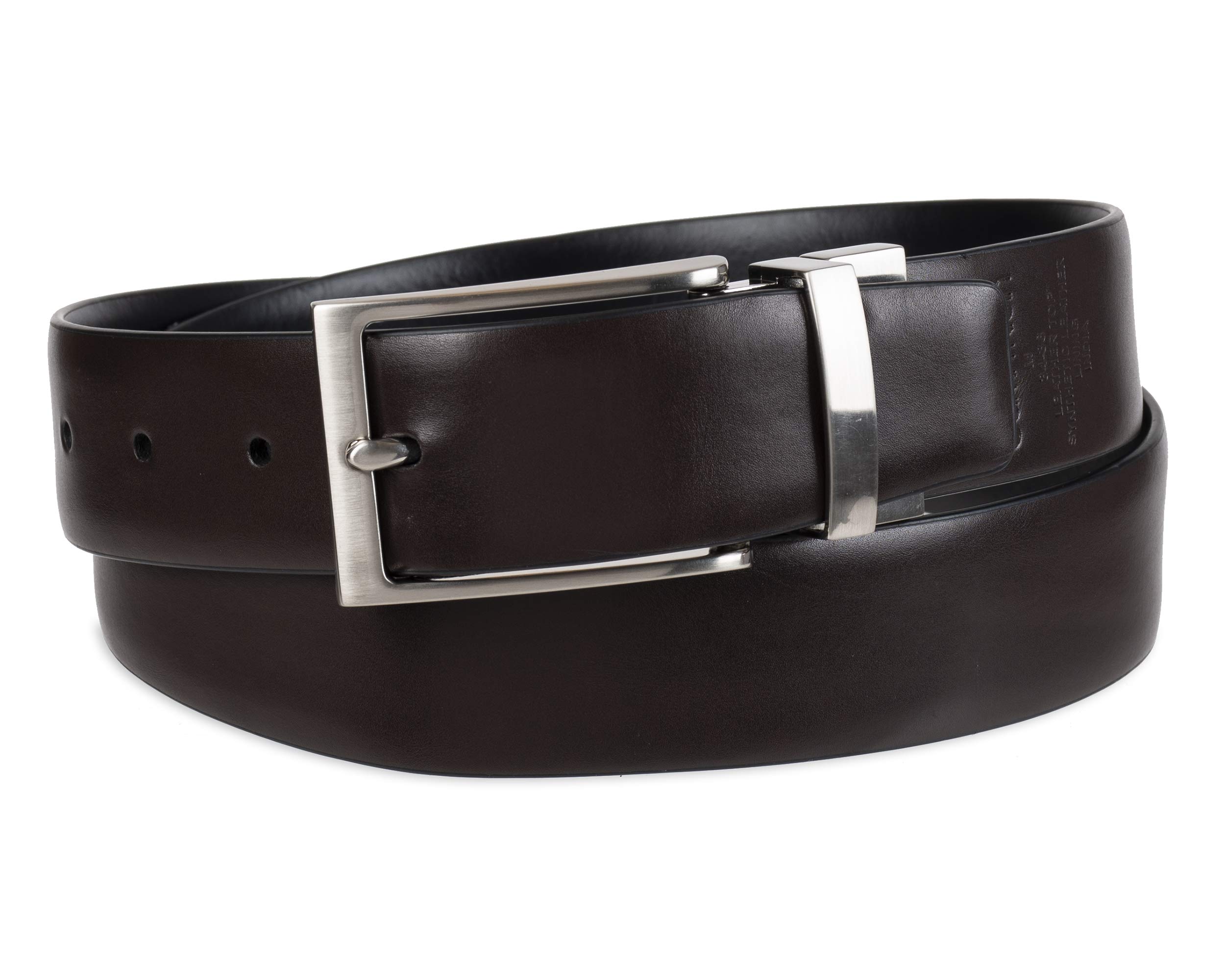 Foto 4 pulgar | Cinturón Calvin Klein Reversible Negro Oscuro y Marrón para Hombre - Venta Internacional
