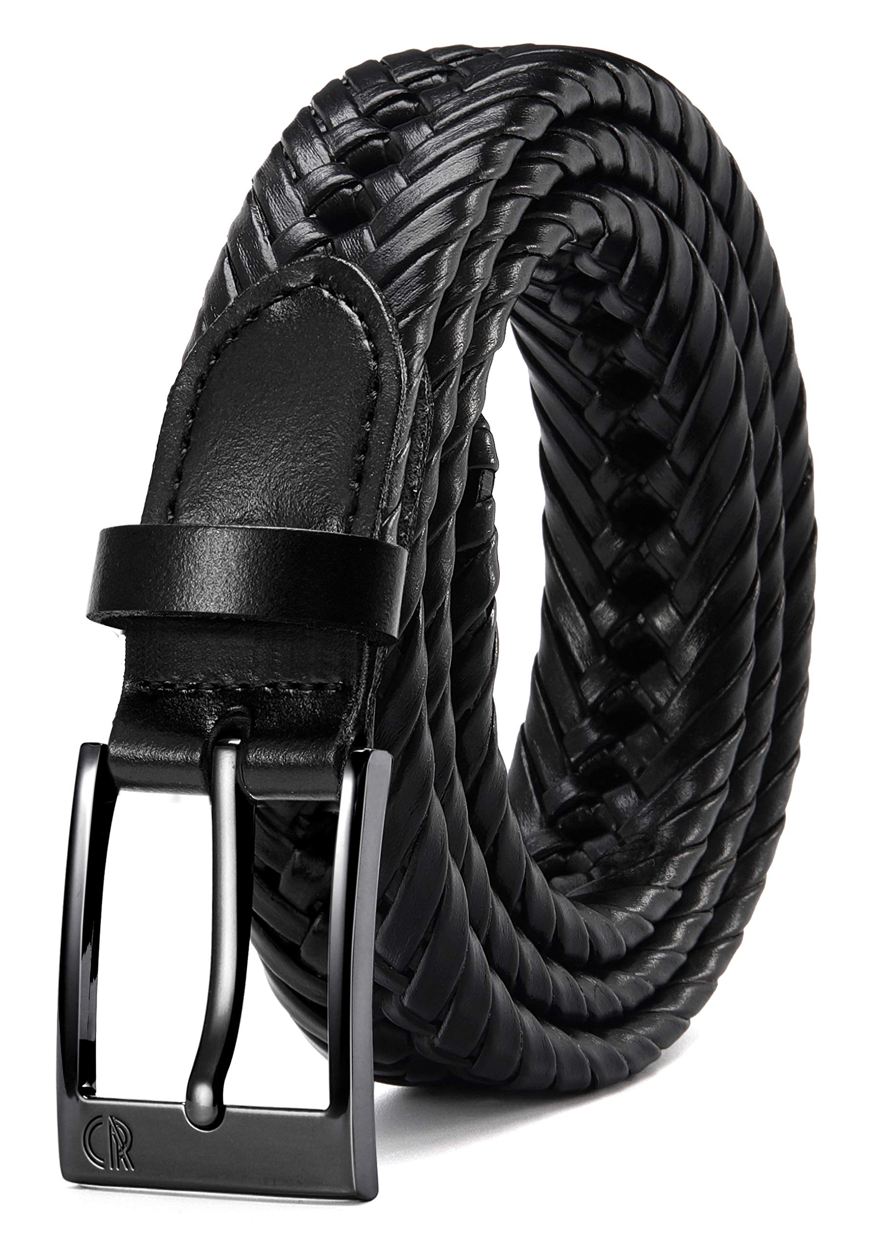 Cinturón de Cuero Trenzado Chaoren para Hombre - Ajustable y Duradero - Venta Internacional