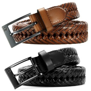 Foto 3 | Cinturones de Piel Trenzada Chaoren Set de 2 Unidades para Hombre - Venta Internacional