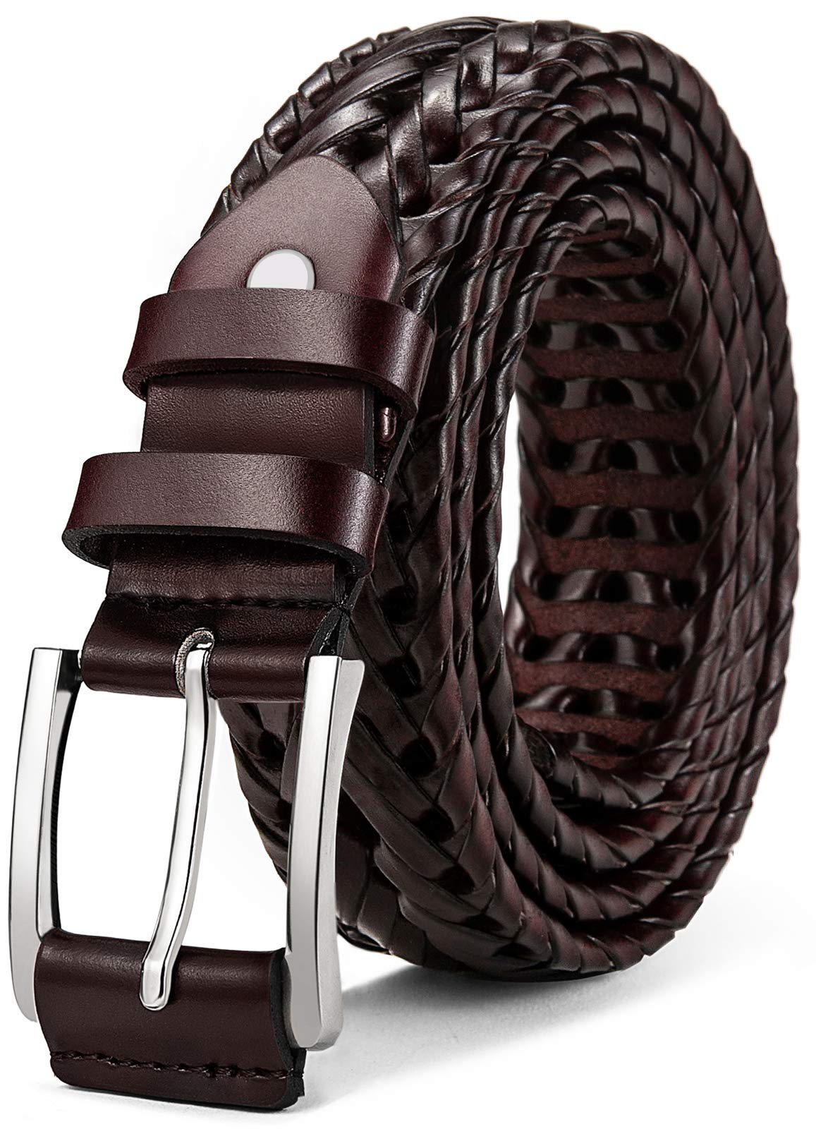 Foto 2 pulgar | Cinturón Bulliant de Piel Trenzada Unisex - Venta Internacional