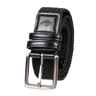 Foto 1 | Cinturón Trenzado Dockers Black Stretch Web para Hombre Talla XL - Venta Internacional