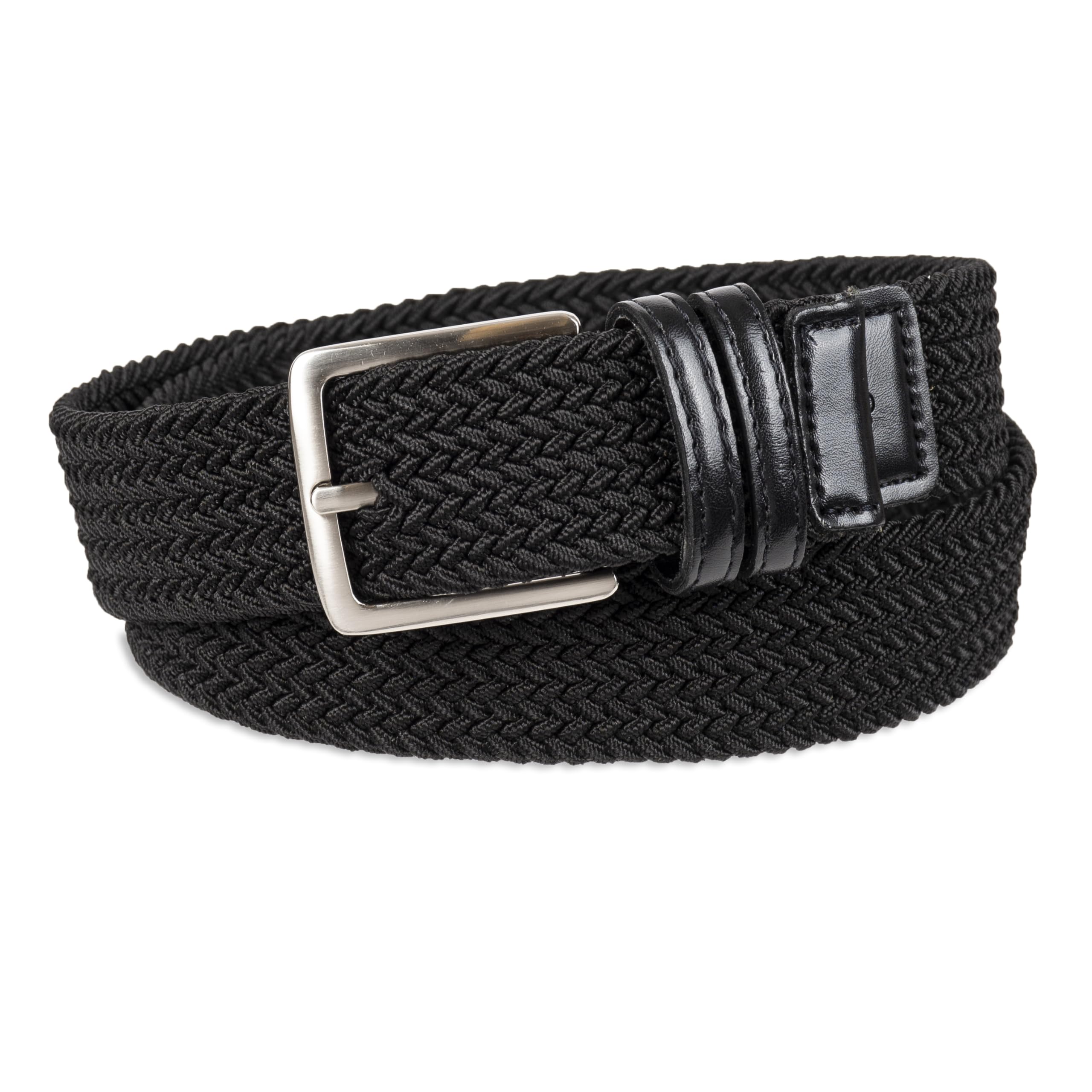 Foto 3 pulgar | Cinturón Trenzado Dockers Black Stretch Web para Hombre Talla XL - Venta Internacional