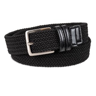 Foto 2 | Cinturón Trenzado Dockers Black Stretch Web para Hombre Talla XL - Venta Internacional