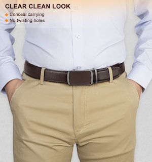 Foto 7 | Cinturón Bulliant Slide Trinquete Para Hombre, Vestido, Pantalón, Camisa Oxford - Venta Internacional.
