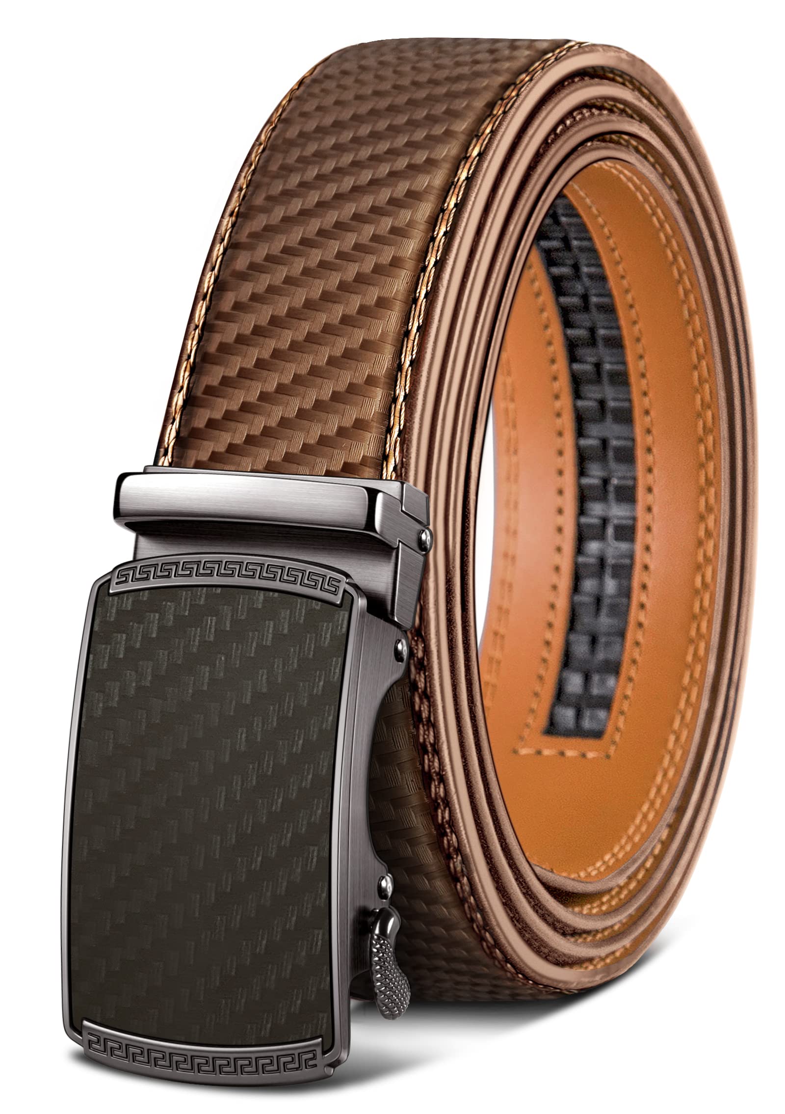 Cinturón Bulliant Slide Con Trinquete Para Hombre, Color Marrón Claro, De 107 A 122 Cm De Cintura - Venta Internaciona