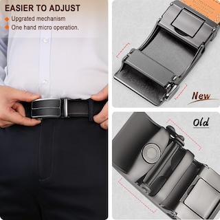 Foto 5 | Cinturón Bulliant Slide Trinquete Para Hombre, Vestido, Pantalón, Camisa Oxford - Venta Internacional.