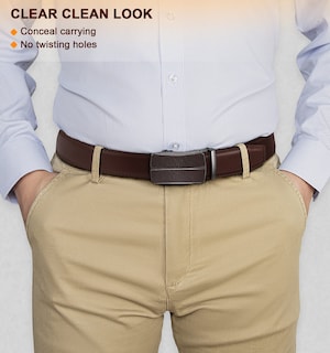 Foto 7 | Cinturón Bulliant Slide Trinquete Para Hombre, Vestido, Pantalón, Camisa Oxford - Venta Internacional.