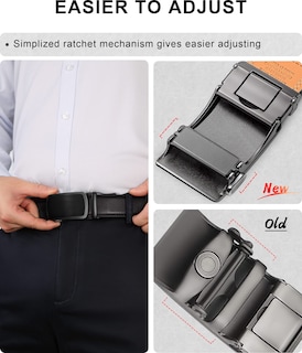 Foto 5 | Cinturón Bulliant Slide Trinquete Para Hombre, Vestido, Pantalón, Camisa Oxford - Venta Internacional.