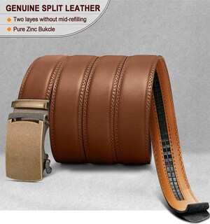 Foto 3 | Cinturón Bulliant de Piel para Hombre - Venta Internacional