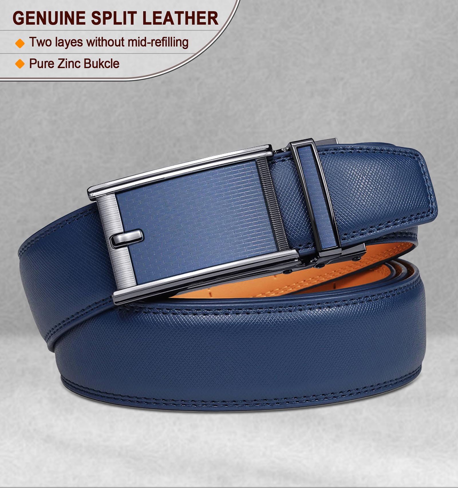 Foto 3 | Cinturón Bulliant Slide Trinquete Para Hombre, Vestido, Pantalón, Camisa Oxford - Venta Internacional.