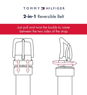 Foto 7 | Cinturón Tommy Hilfiger Reversible para Hombre-Venta Internacional