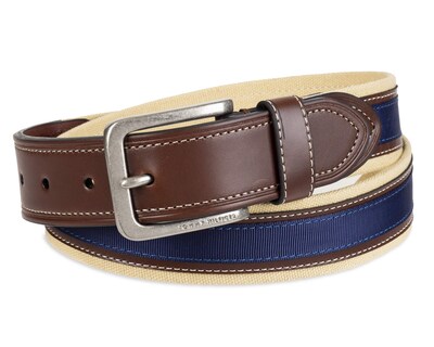 Foto 2 | Cinturón Tommy Hilfiger de Tela con Incrustaciones de Cinta Multicolor - Venta Internacional