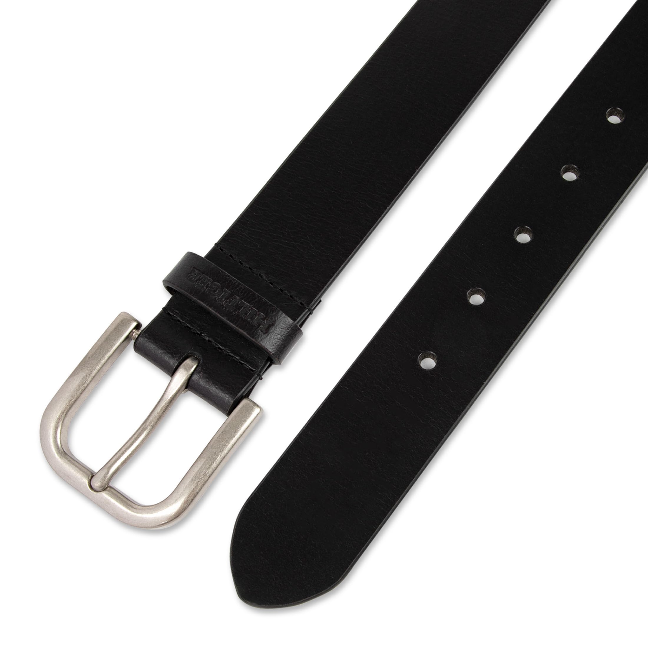 Foto 6 pulgar | Cinturón Tommy Hilfiger Raw Edge Jean De Cuero Negro Para Hombre - Venta Internacional.