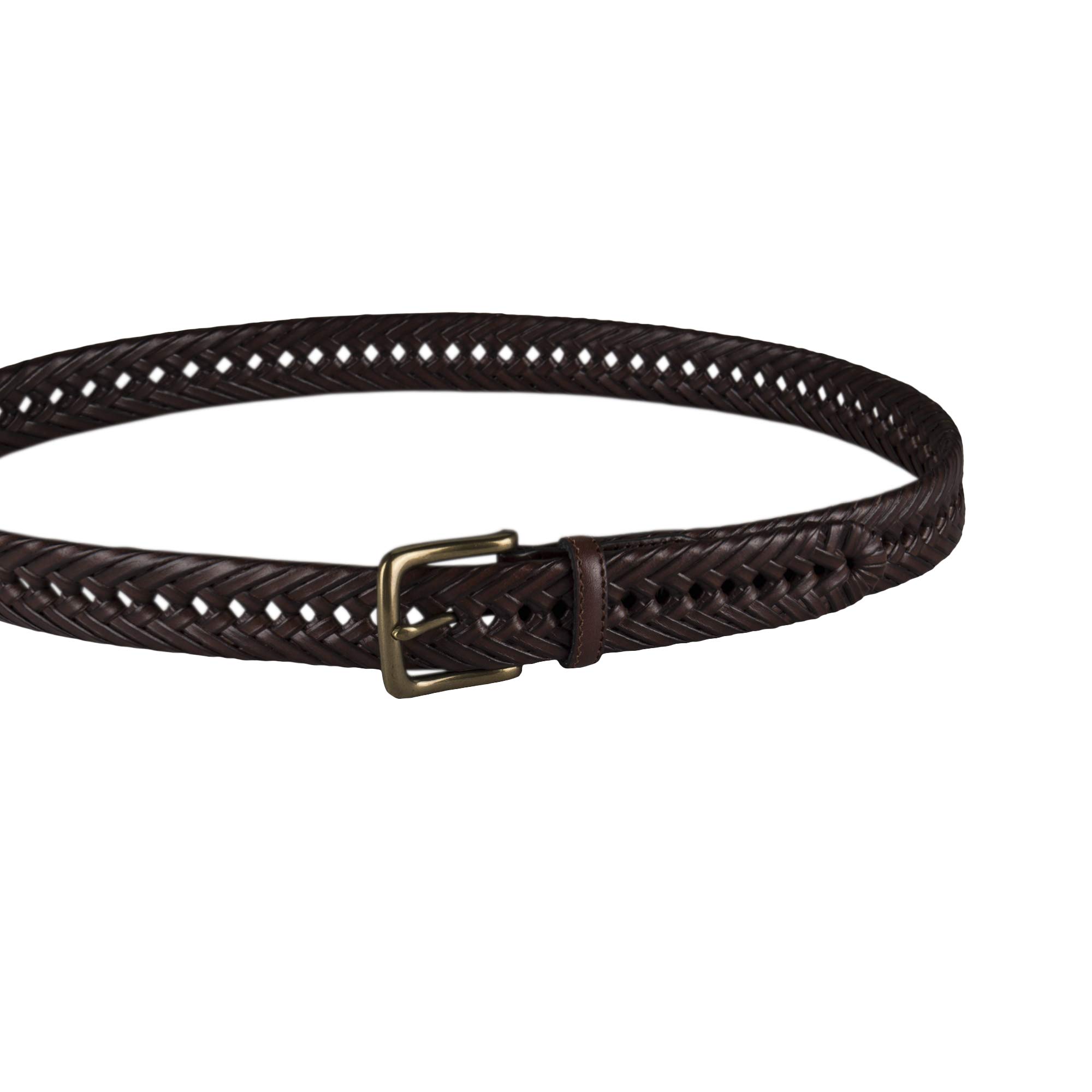 Foto 4 pulgar | Cinturón Trenzado Tommy Hilfiger Marrón 30 Pulgadas - Venta Internacional