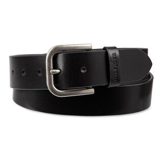 Foto 2 | Cinturón Tommy Hilfiger Raw Edge Jean Black Leather Para Hombre Xl - Venta Internacional.