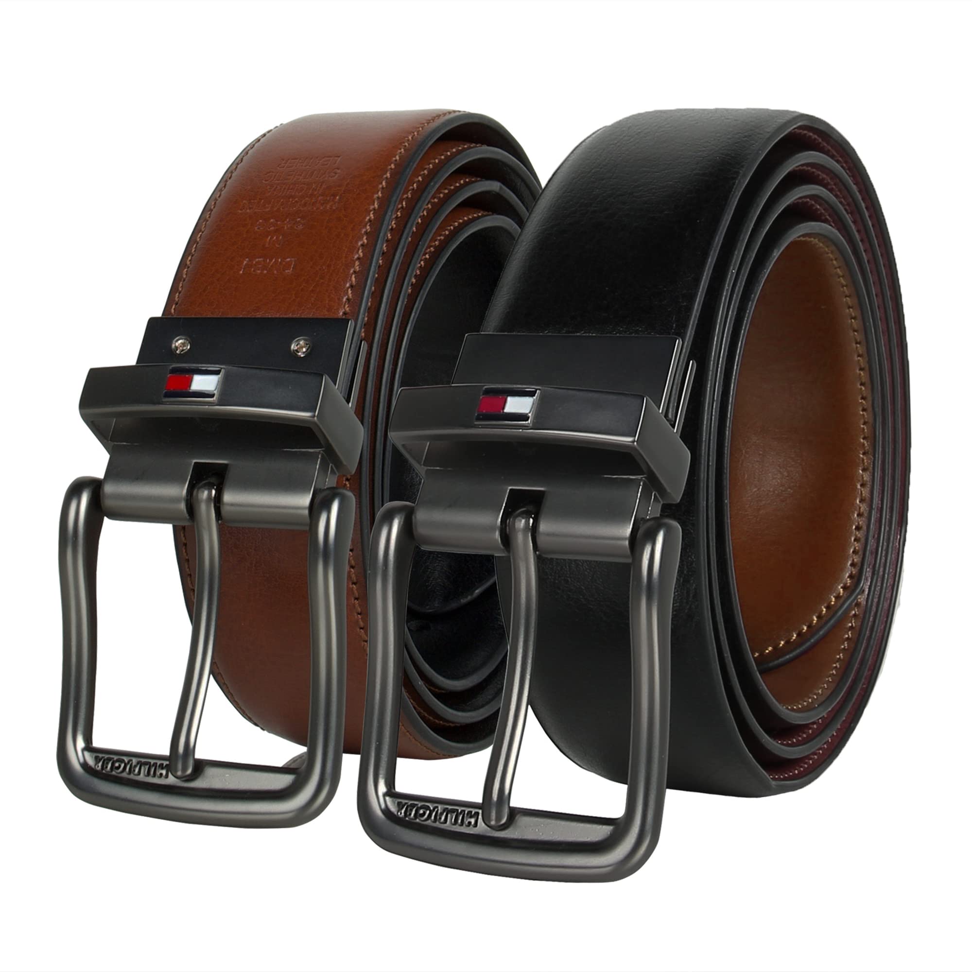 Foto 2 pulgar | Cinturón Tommy Hilfiger para Hombre Casual Reversible - Venta Internacional