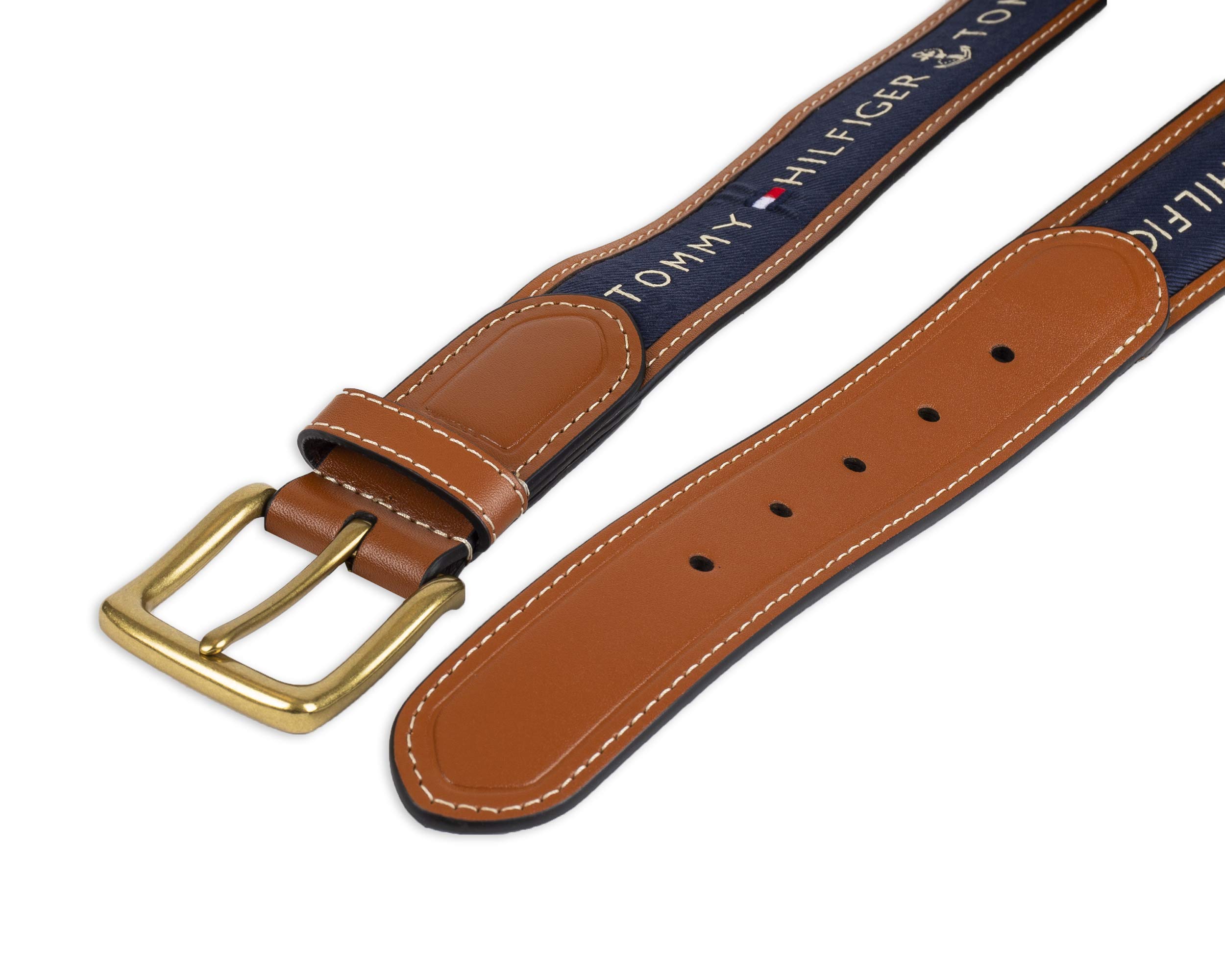 Foto 5 pulgar | Cinturón Tommy Hilfiger con Cinta Incrustada Azul para Hombre - Venta Internacional