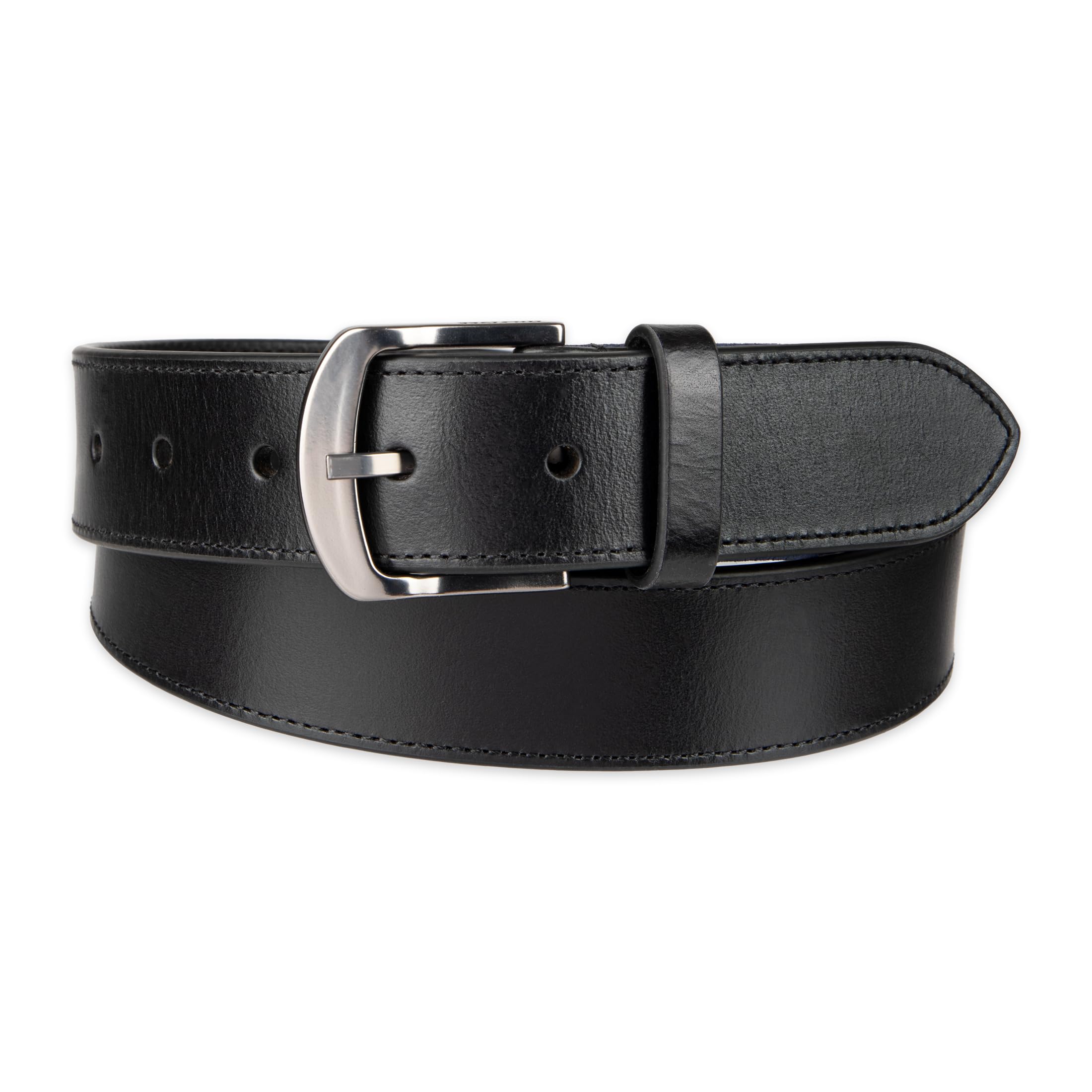 Foto 3 pulgar | Cinturón Tommy Hilfiger De Piel Negra Con Lengüeta Elástica - Venta Internacional.