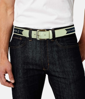 Foto 5 | Cinturón Tommy Hilfiger Azul para Hombre-Venta Internacional