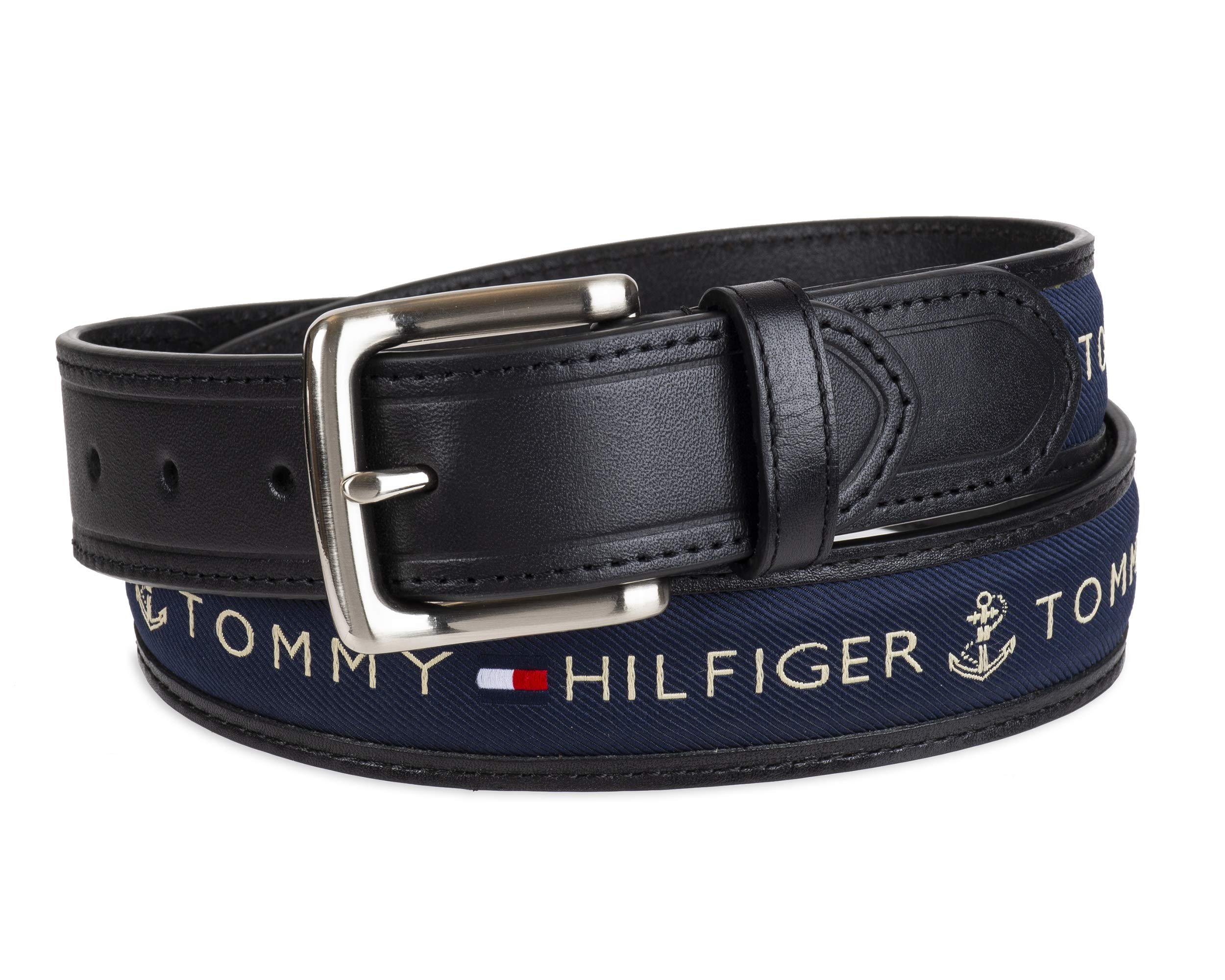 Foto 3 pulgar | Cinturón Tommy Hilfiger Azul para Hombre-Venta Internacional