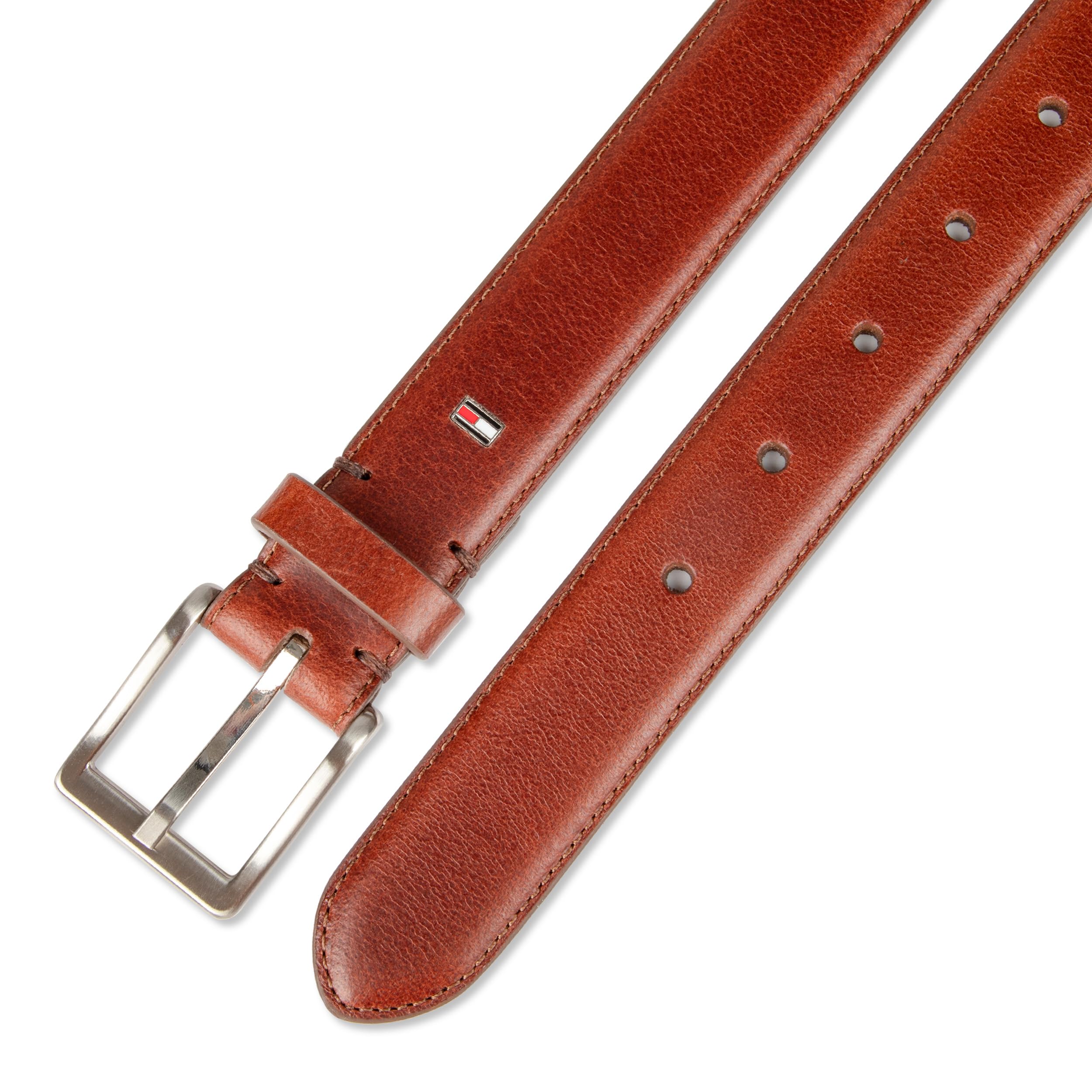 Foto 5 | Cinturón de Vestir de Cuero Bronceado Tommy Hilfiger para Hombre - Venta Internacional