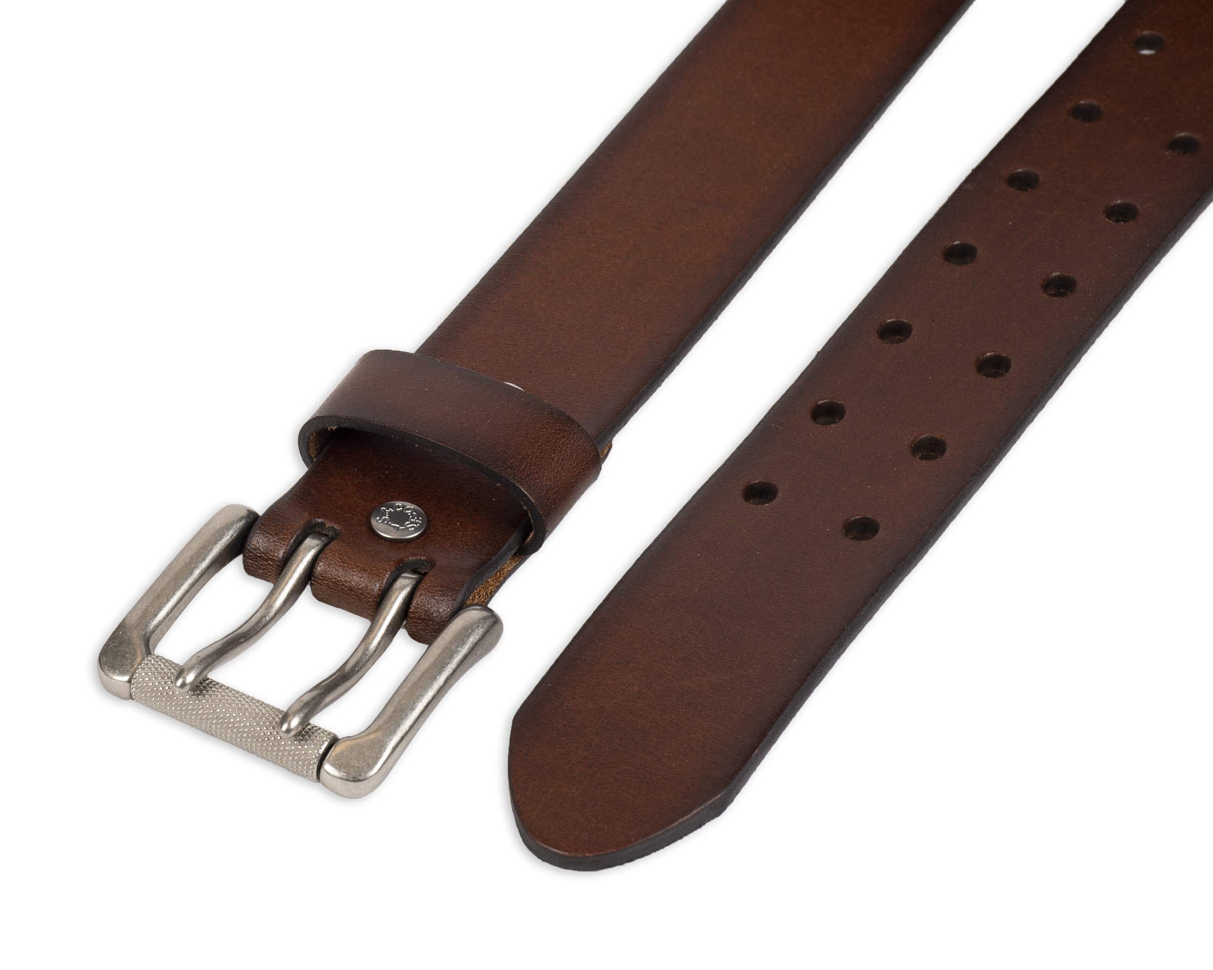 Foto 5 pulgar | Cinturón Levi's De Cuero Marrón Casual De Doble Punta Para Hombre 34 - Venta Internacional.